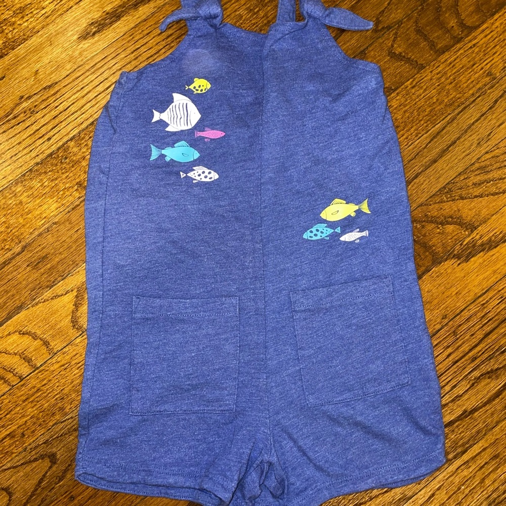Cat & Jack 4T blue romper